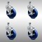 Service Caster 5 Inch SS Solid Polyurethane Swivel 10mm Threaded Stem Caster Set Brake SCC SCC-SSTS20S514-SPUS-TLB-M1015-4 - alternate 1